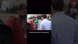 Justin Trudeau told by Canadian Steelworker His Policies are Burdening His Family [upl. by Clementine404]