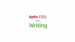 Aptis ESOL Writing test – format and tips [upl. by Meghan904]