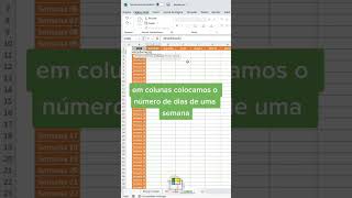 Como criar calendário no Excel shots [upl. by Hyacinthie]