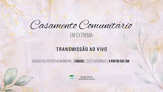 Casamento Comunitário em Extrema  Edição 2024  PME [upl. by Valry]