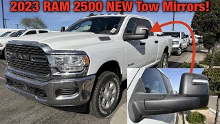 2023 RAM 2500 Bighorn with the NEW Towing Mirrors [upl. by Ennahs]