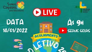 Acolhimento Socioemocional para o ano letivo 2022 [upl. by Schultz]