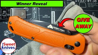 Winner Reveal for Ozark Trail D2 Knife Sharpened on Worksharp 11152024 [upl. by Caro]