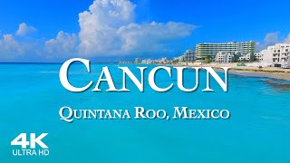 CANCUN 2024 🇲🇽 Drone Aerial 4K Dron  Cancún Mexico Quintana Roo Ultra HD [upl. by Llezom998]