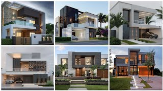 Top 50 House Front Elevation Designs [upl. by Ytsirk]