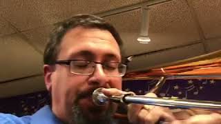 Jupiter XO 1632RGLLT John Fedchock Small Bore Tenor Trombone Demo [upl. by Alaek337]