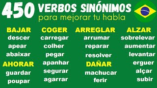 APRENDE 450 VERBOS EN PORTUGUÉS  Learn 450 Verbs in Portuguese [upl. by Yatnoed619]