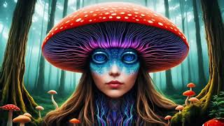 Psytrance  Mushroom Trip  Trippy Animation 🍄 Psychedelic Trance mix 2024 AI Graphic Visuals [upl. by Truitt]