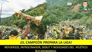 Noticias del Atlético Bucaramanga Patrocinador refuerzos debut y voces del leopardo [upl. by Farrington]