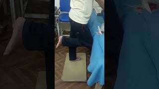 Balancing exercises in physiotherapy in balance board [upl. by Durstin164]