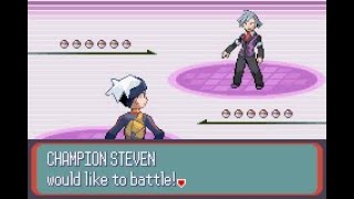 Pokemon Inclement Emerald  Vs Steven [upl. by Seldon267]