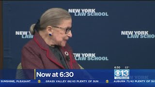 Justice Ruth Bader Ginsburg Fractures 3 Ribs After Falling [upl. by Ronen]