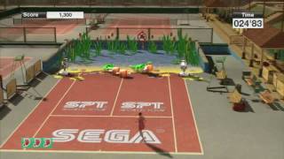 Virtua Tennis 2009 MiniGames Gameplay HD [upl. by Casilda562]