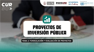 Proyectos de inversión pública  Clase 2 ✅ Formulación y evaluación [upl. by Riek271]