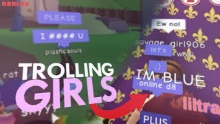 CREEPING OUT GIRLS IN ROBLOX ONLINE DATING in ROBLOX [upl. by Nugesulo648]