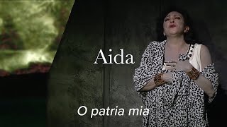 Kassimira Stoyanova sings ‘O patria mia’ – AIDA Verdi – Teatro dellOpera di Roma [upl. by Jaimie]