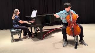 TheChanClan Tarantella op 23 by William Henry Squire  Davids 2024 Spring Cello Recital [upl. by Zurkow511]