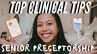 How to Prep for Senior Nursing Preceptorship amp Immersion  ICU Clinical Tips  TriciaYsabelle [upl. by Alokin]