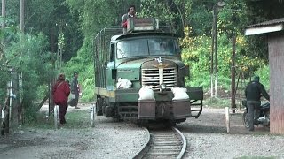 Burma Mines Railway Railtruck to Namtu Myanmar [upl. by Irpak202]