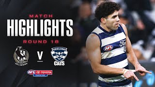 Collingwood v Geelong Highlights  Round 18 2024  AFL [upl. by Azne]