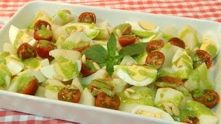 Ensalada de patatas al pesto receta fácil y rápida [upl. by Amal]