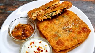 Dhaba Style Paneer Paratha Recipe  Stuffed Paneer Paratha Recipe [upl. by Deerc]