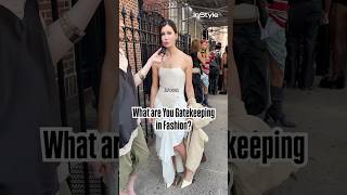 NYFW Guests Spill Their Gatekeeping Secrets [upl. by Adnuahsor130]