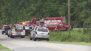 Propane truck collision in Aulander causes lane closures on HWY 11 [upl. by Schroeder98]