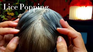 ASMR Tingly Lice Popping and Catching Fleeing Fleas😴💤🥱 [upl. by Tniassuot]