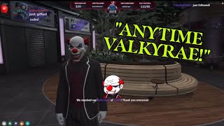 Chatterbox thoughts on Valkyraes RP  NOPIXEL 40 GTA RP [upl. by Nairadas18]