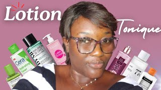 GUIDE LOTION TONIQUE 🔝11 TONIQUE ET LOTION EXFOLIANTE✅CLARIFIANTE✅ HYDRATANTE✅bonus [upl. by Zoha718]