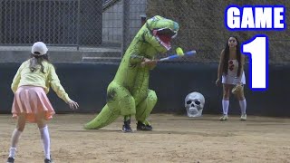 HALLOWEEN SPECIAL  Offseason Softball Series  Game 1 [upl. by Siaht71]