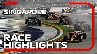 Race Highlights  2022 Singapore Grand Prix [upl. by Friedrick]