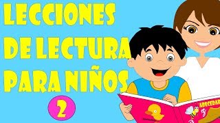 Lecciones de Lectura para niños  Método para enseñar a leer a niños  Lectura infantil 2 [upl. by Legin717]