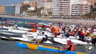 Eurochallenge 2013 Start  Eixida  Salida  La Vila Joiosa  Spain  Kayak Surfski 1080p [upl. by Melanie127]