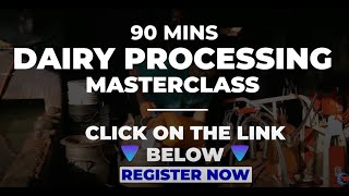 Want to Setup a Dairy Processing Unit Join Our 90Minute Masterclass [upl. by Anohr]