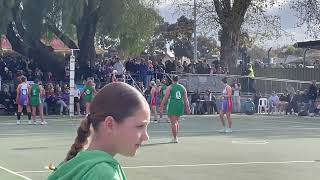 2024 BFNL A grade netball grand final  Gisborne v Kangaroo Flat second quarter [upl. by Tia]