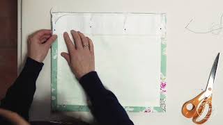 How to attach pencil pleat heading tape to a curtain  Master Soft Furnishers  Victoria Hammond [upl. by Lot]