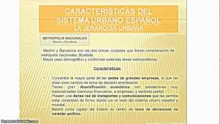 Tutorial del sistema urbano español [upl. by Anitsirk]