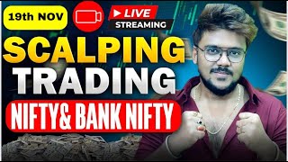 🔴Banknifty amp Nifty Live Optionstrading  19 November  Zero Hero live trade banknifty nifty [upl. by Elak]