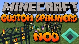 Lets Mod Minecraft EP4 Custom Spawners NBT Tutorial XBOX 360OnePS3PS4WII UPEPC [upl. by Crichton956]