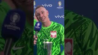 Łukasz Skorupski zatrzymał Kylian Mbappe piłkanożna euro2024 football dc soccer sports [upl. by Rosaleen]