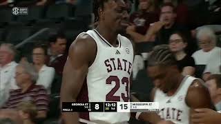 Mississippi State vs Georgia State  2024118  NCAAB Game [upl. by Auvil]