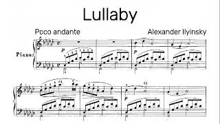 Alexander Ilyinsky — Lullaby Op 13 No 7 [upl. by Ainel463]