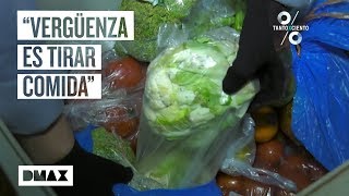 Así buscan comida en la basura en uno de los barrios más ricos de Madrid  Tanto X Ciento [upl. by Nauqahs]