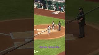 Third Baseman Anthony Rendon Welcomed at Bat losangelesangels washingtonnationals baseball mlb [upl. by Supmart]