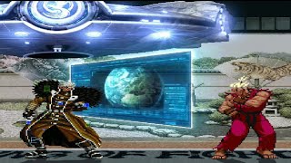 KOF Mugen Spiritland L vs Akuma Epic Battle [upl. by Orme]