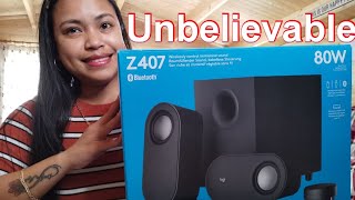 LOGITECH Z407 SPEAKER UNBOXING AND HONEST REVIEW DELYN ADAMS [upl. by Cybill]