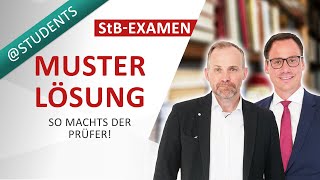 Steuerberaterexamen KlausurTechnik für ErtragsteuerrechtKlausur EStIStRGewStKSt [upl. by Eiuqram]