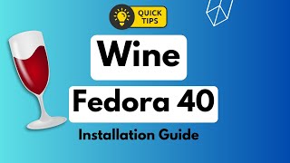 Upgrade Your Fedora 40 Workstation With Wine Installation Tutorial  Install Wine on Fedora 40 [upl. by Heshum]